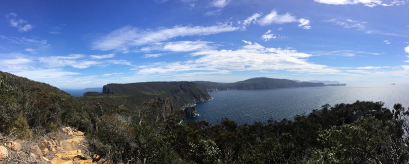 Cliffs in Tasmania for mindful wellbeing over 50