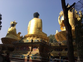 #Nepal #3Buddhas #sculptures #Kathmandu