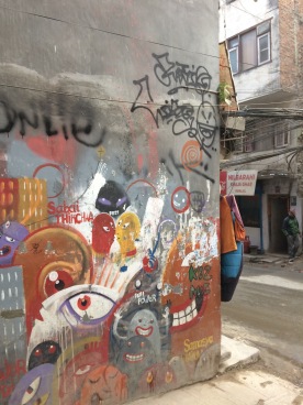 #Kathmandu #graffiti #streetart #city @boneAndsilver