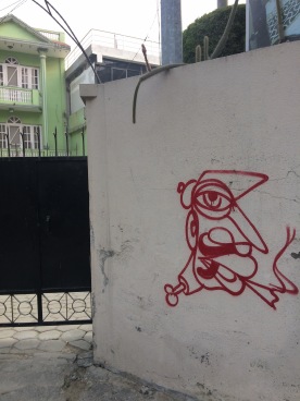 #Kathmandu #graffiti #streetart #city @boneAndsilver